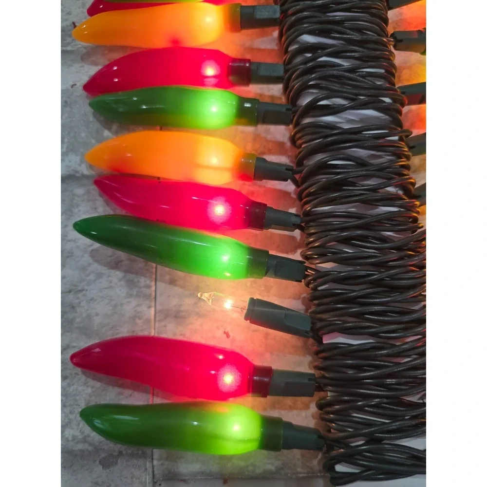 Lot of 2 Multi Chili Pepper Light Swag 14